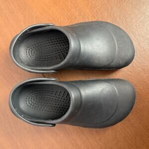 Classic Black Crocs Clogs Size M6 W9 Unisex | Comfortable Work or Casual Shoes